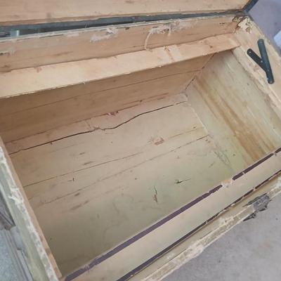 Antique steamer trunk