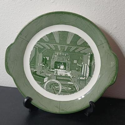 MCM 1950's Colonial Homestead dinnerware serve ware by Royal China, covered casserole dish, handled platter, salt & pepper and...