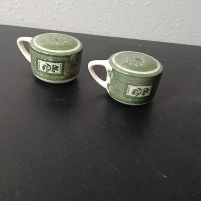 MCM 1950's Colonial Homestead dinnerware serve ware by Royal China, covered casserole dish, handled platter, salt & pepper and...