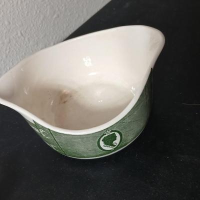 MCM 1950's Colonial Homestead dinnerware serve ware by Royal China, Large vegetable / serving bowls with two gravy boats with...