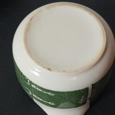 MCM 1950's Colonial Homestead dinnerware serve ware by Royal China, Large vegetable / serving bowls with two gravy boats with...