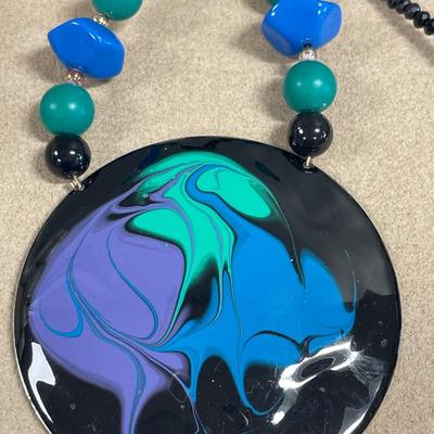 Back in black necklaces