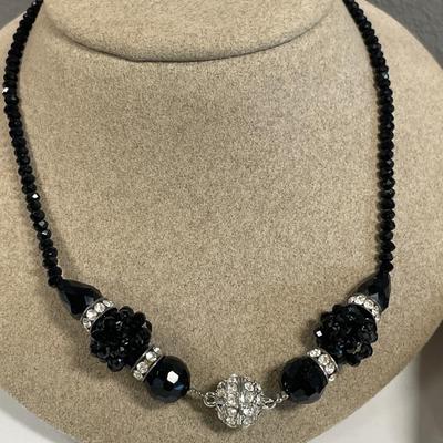 Back in black necklaces