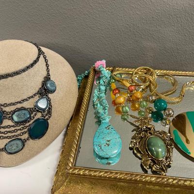 Gorgeous green necklaces