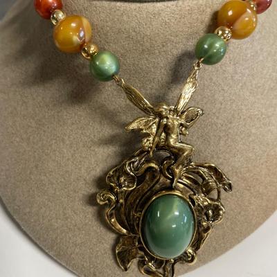 Gorgeous green necklaces