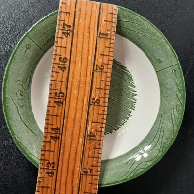 MCM 1950's Colonial Homestead dinnerware serve ware by Royal China, Complete serving set for 4