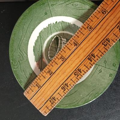 MCM 1950's Colonial Homestead dinnerware serve ware by Royal China, Complete serving set for 4