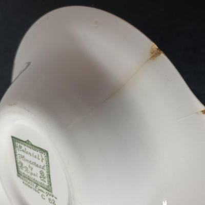 MCM 1950's Colonial Homestead dinnerware serve ware by Royal China, Complete serving set for 4