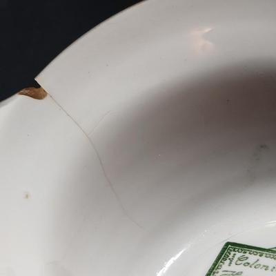 MCM 1950's Colonial Homestead dinnerware serve ware by Royal China, Complete serving set for 4