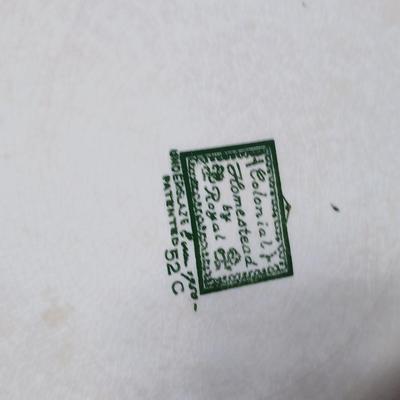 MCM 1950's Colonial Homestead dinnerware serve ware by Royal China, Complete serving set for 4