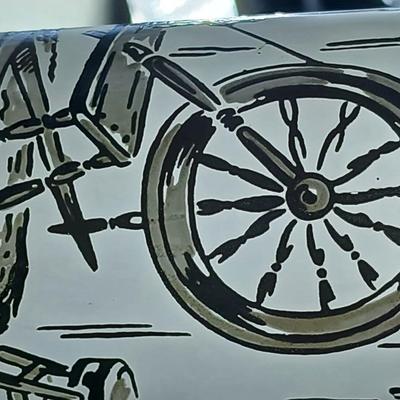 MCM vintage Hazel Atlas "Colonial Homestead" frosted tumblers 8 total & 4 total Juice glasses