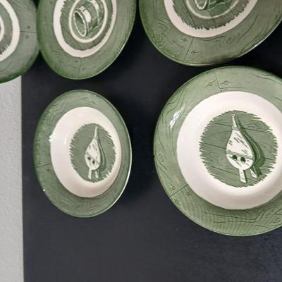 MCM 1950's Colonial Homestead dinnerware serve ware by Royal China, Remaining pieces for Dinnerware set