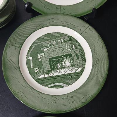 MCM 1950's Colonial Homestead dinnerware serve ware by Royal China, Remaining pieces for Dinnerware set