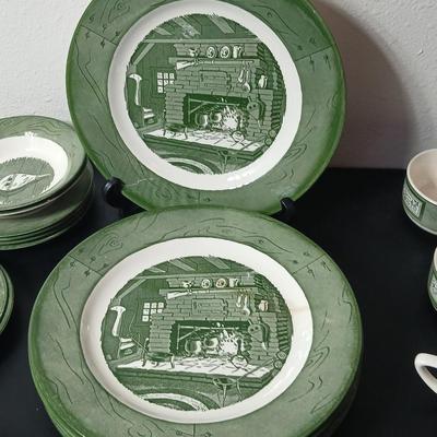 MCM 1950's Colonial Homestead dinnerware serve ware by Royal China, Remaining pieces for Dinnerware set