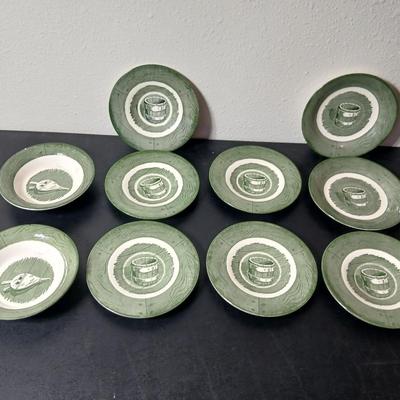 MCM 1950's Colonial Homestead dinnerware serve ware by Royal China, Remaining pieces for Dinnerware set