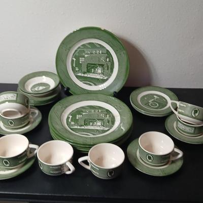 MCM 1950's Colonial Homestead dinnerware serve ware by Royal China, Remaining pieces for Dinnerware set