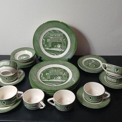 MCM 1950's Colonial Homestead dinnerware serve ware by Royal China, Remaining pieces for Dinnerware set