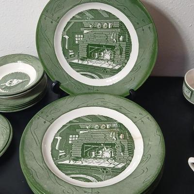 MCM 1950's Colonial Homestead dinnerware serve ware by Royal China, Remaining pieces for Dinnerware set