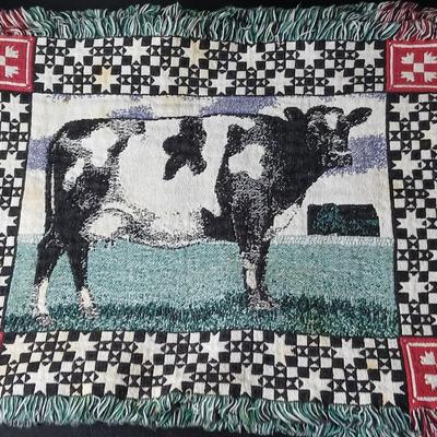 Adorable collection of Holstein cow-themed decorative and household items Otagiri Salt & Pepper, Tomy toy, Resin cow and more