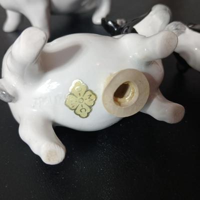 Adorable collection of Holstein cow-themed decorative and household items Otagiri Salt & Pepper, Tomy toy, Resin cow and more