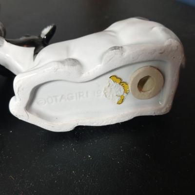 Adorable collection of Holstein cow-themed decorative and household items Otagiri Salt & Pepper, Tomy toy, Resin cow and more