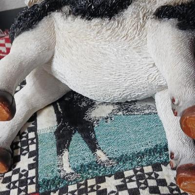 Adorable collection of Holstein cow-themed decorative and household items Otagiri Salt & Pepper, Tomy toy, Resin cow and more