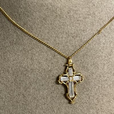 Glowing in gold tone necklaces