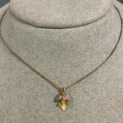 BHG and diamond necklace