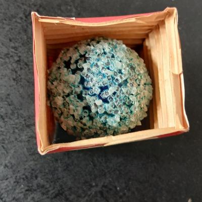 1960's vintage General Electric (GE) "Lighted Ice" Christmas light bulbs some still New in package!