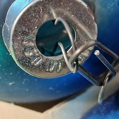 Vintage glass Christmas bulbs / ornaments Made in USA