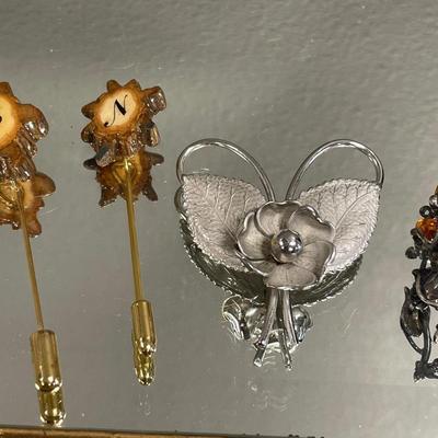 925 rose brooch and more