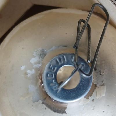 Vintage Shiny Brite Christmas ornaments - Frosted and stenciled