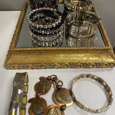 Bronze/copper metal bracelets