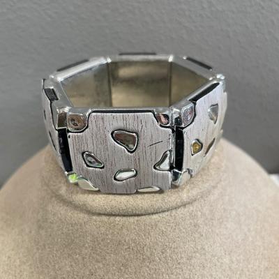 Silver tone bracelets