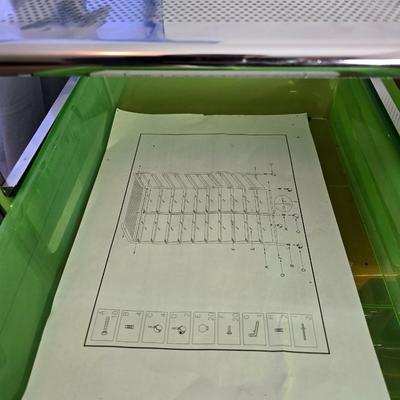 20 Drawer Rolling Storage Cart Bin Tools for Office School Home Studio Organizer with stainless top