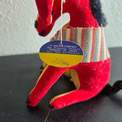 Vintage R. Dakin Dream Pets Pancho the Donkey plush toy & Dakin Dream Pets Bull - Both in Great condition!