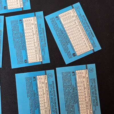 Collection of baseball cards - Signed Greg Riddoch cards -