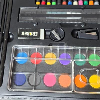 Three Art set boxes - Paints- Pastels - colored pencils - crayons GREAT GIFT IDEAS!