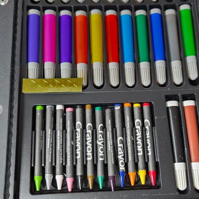 Three Art set boxes - Paints- Pastels - colored pencils - crayons GREAT GIFT IDEAS!