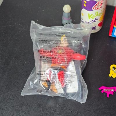 Collection of Children's toys - Spelling game - walkie talkies - Dinosaur pins - Kaleidoscope - and more GREAT GIFT IDEAS!