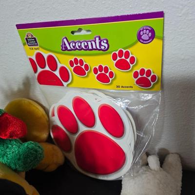 Toys for Children - Jump rope - Plush Pluto and other animals - Paper doll accessories and more