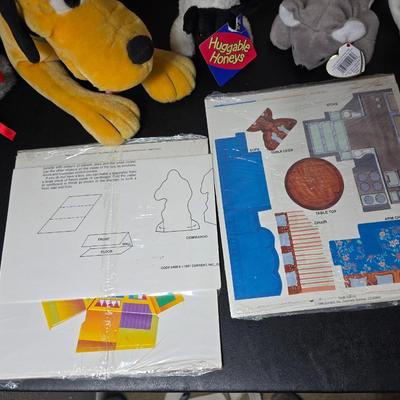 Toys for Children - Jump rope - Plush Pluto and other animals - Paper doll accessories and more