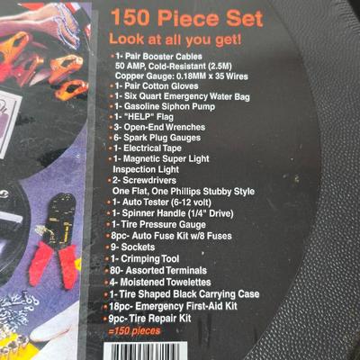 New 150 Piece Highway Emergency kit GREAT GIFT IDEA!
