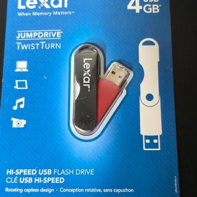 Home office -LG Ultra Slim portable DVD Writer - 50 new CD-R discs Jewel cases - New Lexas 4GB USB Jump drive