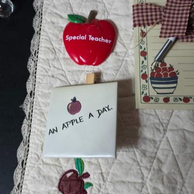 For the TEACHER - Apples - notecards - Pillow - mug - bulletin board - and much more apple themed!