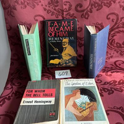 Ernest Hemingway Book Lot