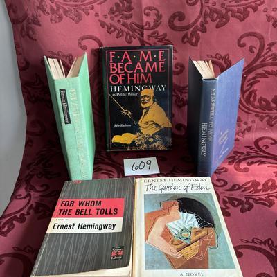 Ernest Hemingway Book Lot
