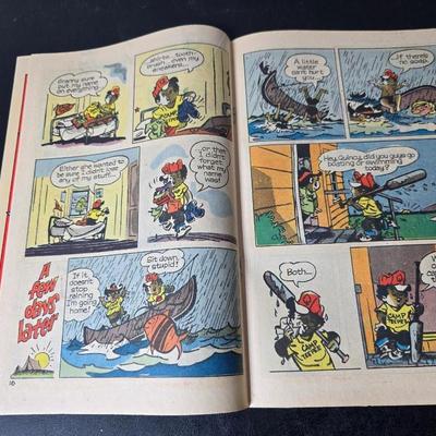 Collection of Six Vintage Comic books - Quincy - Tiger & Quincy - Beetle Bailey - The Phantom - Prince Valiant 1970's mostly