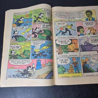 Collection of Six Vintage Comic books - Quincy - Tiger & Quincy - Beetle Bailey - The Phantom - Prince Valiant 1970's mostly