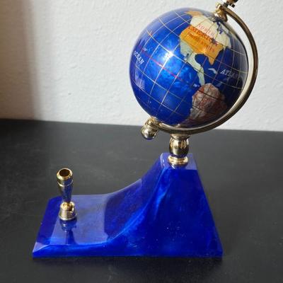 Beautiful gemstone globe pen set GREAT GIFT IDEA!
